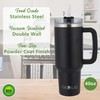 BRENTWOOD GEOJUG CMB-1200BK 40-Oz. Insulated Stainless Steel Tumbler Cup with