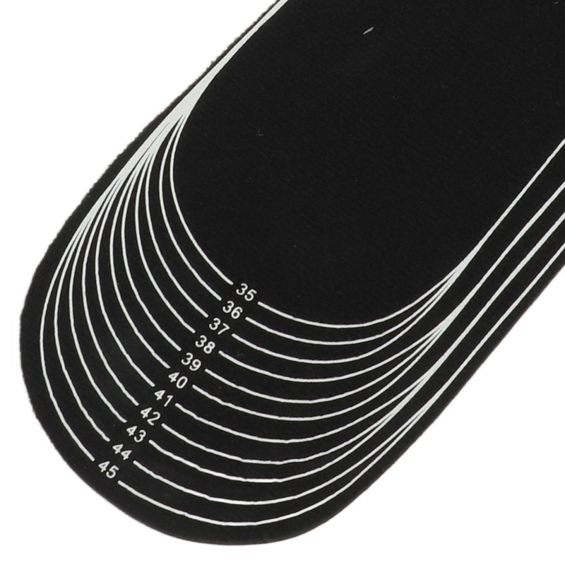 1Pair Heated Insoles Electric Insoles 4.5V Battery Powered Soft Carbon