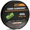 Fox Submerge Camo Lead Free Woven Leader - Leader Line,