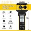 INFURIDER Digital Cup Anemometer, Handheld Wind Speed Meter with Anti-dust