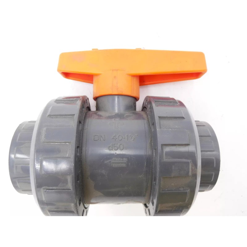 Paher Praher 1-1/2"" Socket Thread Combo PVC Valve With EPDM