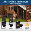 Large Automatic Chicken Coop Door Solar Powered, Aluminum Alloy Automatic