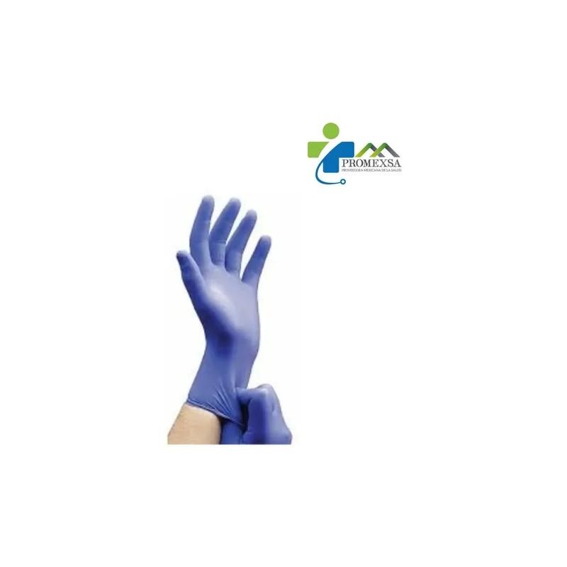 Guantes Nitrilo Uniseal Lila Antideslizantes Hipoalergénicos Talla X100