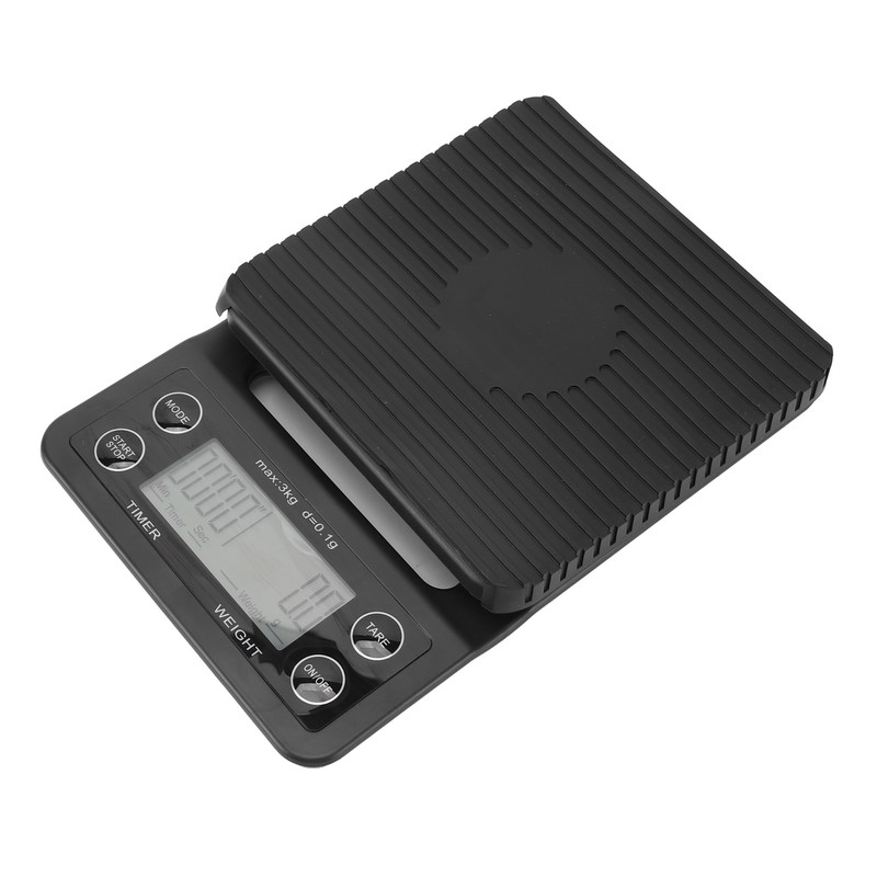 Digital Coffee Scale with Timer Waterproof Silicone Mat High Accuracy