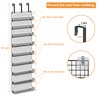 JKsmart 9-Tier Spice Rack Organizer with Door Hook, Wall Mount,