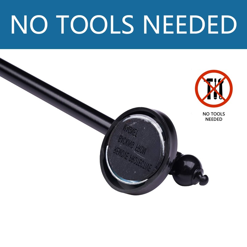 Magnetic Curtain Rods for Metal Doors，Multi-Use Adjustable Appliance for Windows