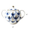 Needzo Lomonosov Porcelain Evening Time Sugar Bowl, 4 x 4