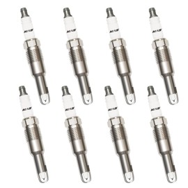 MAS Set of 8 Iridium Spark Plugs SP546 SP515 Compatible with Expedition F150 F250 F350 Super Duty Mark LT Navigator 5.4LV8 6.8L V10 PZH14F PZT2F SP421