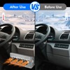 BIXIBIN Universal Under Dash Heater, 12V Auxiliary Heat Defroster w/Speed