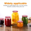 Angoily 40 Pcs 63 mm Mason Jar Lids, Leak Proof