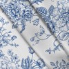AIBIIN 132x182cm Blue Floral Tablecloth Rustic flowers Rectangle Table Cover