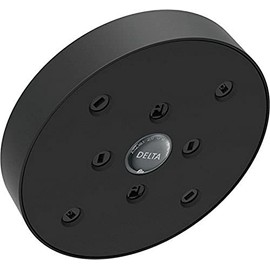 Delta RP70175-BL15 H2Okinetic Single-Setting Raincan Shower head, Matte Black