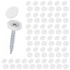 M METERXITY 200-Pack Plastic Hinged Screw Cover Caps, 3mm Shutter