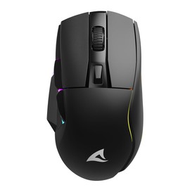Sharkoon Skiller SGM50W Black, Wireless Optical Gaming Maus, RGB, PBT Button
