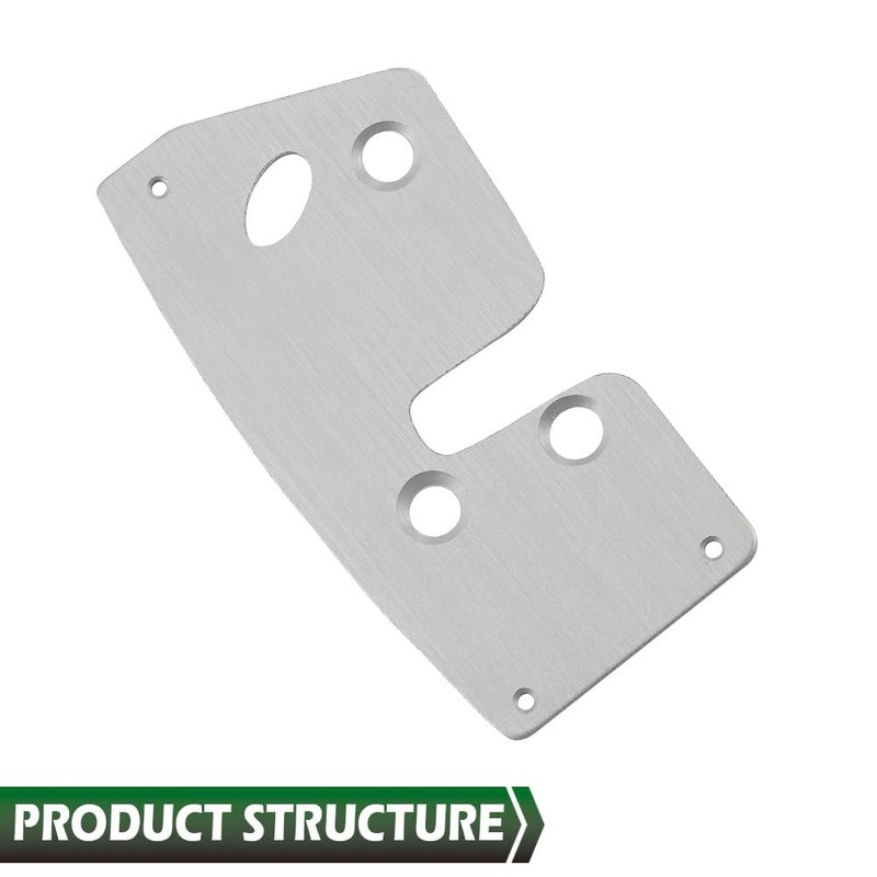 LQI Driver Door Latch Repair Reinforcement Plate Compatible with Jeep