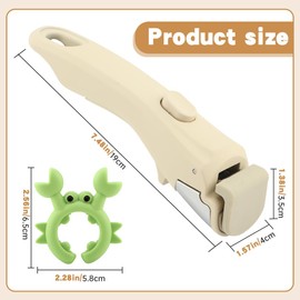 Ranjaner Removable Pot Handle with White Detachable Cookware Replacement Handle, Universal Pan Handles Heat Resistant, Kitchen Cookware Accessory for Pots and Pans