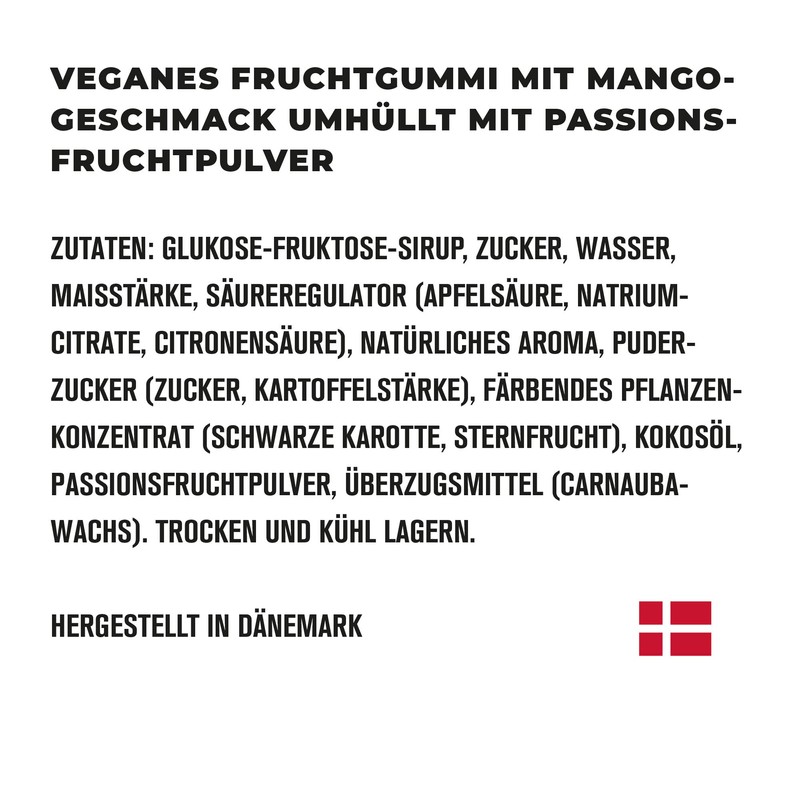 Wally and Whiz - Nordic Gourmet Winegums - Mango und