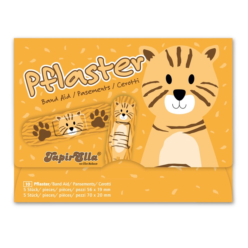 Lutz Mauder 14645 Children's Plasters Sweet Tiger Pack of 10