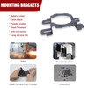 XJMOTO 4 inch LED Fog Light Front Bumper Mounting Brackets