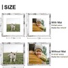 Vittanly 12x12 Picture Frames Set of 9, Display 8x8 Pictures