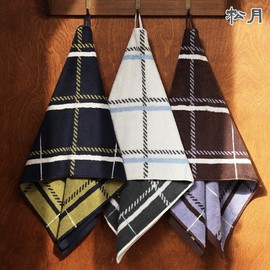 Songwol double-sided color matching towel CM check 200g 560GSM 40x90cm combed yarn 30 count random mix/basic case 1 piece/none 5ea