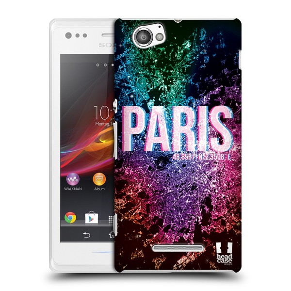 Head Case Designs Paris City Lights Hard Back Case for