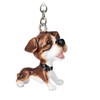 Arora Little Paws 3762 Key Ring Staffy Standing Dog, Multicolour,