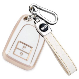 Hiace Key Case Compatible Toyota Hiace 200 Series Key Cover Porte Spade 140 Series Regius Ace Key, gold white