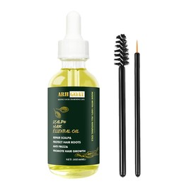 ARHGOAT Organics Hair Oil Rosemary Tea Tree Biotin Mint Scalp & Hair Strengthening Oil for All Hair Types, Hair Oil for Women & Men, 2 Ounce