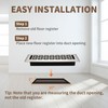 SANYCASA 2 Pack Floor Register 2x10 Inches Heavy Duty Walkable