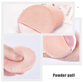 Mikinona Set of 10 Practical Makeup Soft and Fluffy Beauty Puff for Women Perfect for Foundation Concealer Blusher Powder Highlighter
