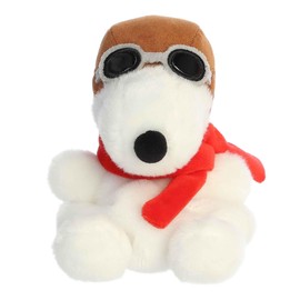 Aurora® Timeless Peanuts® Palm Pals™ Flying Ace Stuffed Animal - Classic Characters - Lasting Memories - White 5 Inches