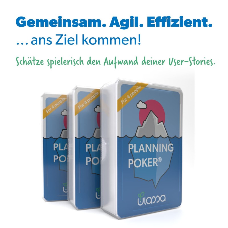 Agile Planning Poker Cards for 12 People (3 Sets) -