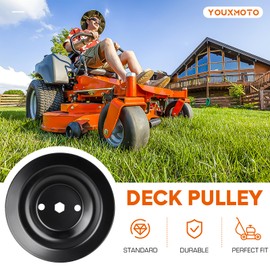 GX21381, 80-91-063 Spindle Pulley Fit for John Deere 42" Deck S240, Fit for John Deere 54" Deck 190C, D170, G110, LA150, LA175, E180-3 Pack