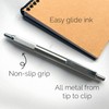 Zebra Pen Zebra Pen F-701 Retractable Ballpoint Pen, Stainless Steel