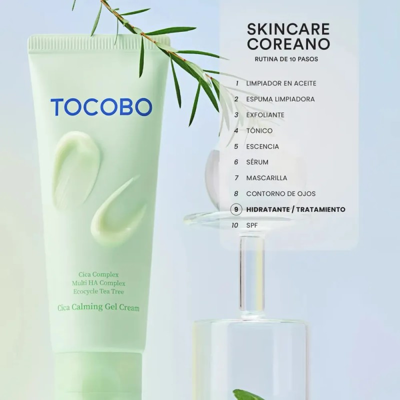 Tocobo Crema en Gel Cica Calming 75ml Sensible Día/noche