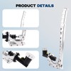 anwenchapey Drift Hydro E-Brake Racing Hydraulic Handbrake Long Arm Silver