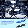 Ji liangli Set of 2 bicycle valve removal tools, aluminium
