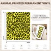 Tintnut Leopard Pattern Permanent Vinyl - 8 Sheets 12"x10" Cheetah