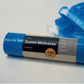 Noor Wand/Waste Sack 120L 10 Roll 70 x 100 cm Blue