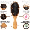Flair Boar Bristle Soft Nylon Blend Hairbrush Medium