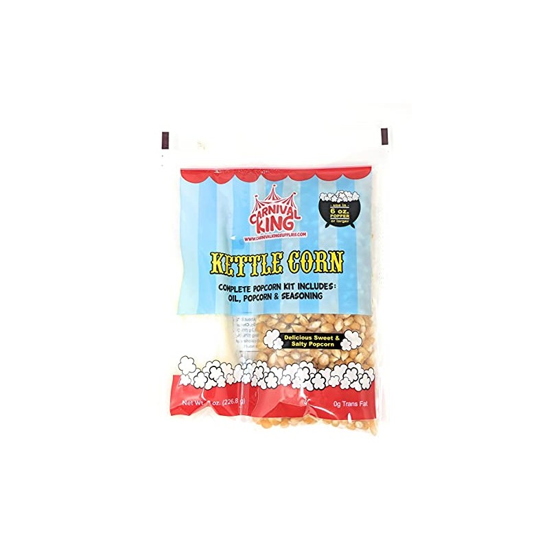 Al In One Kettle Corn Kit for 6 OZ popper