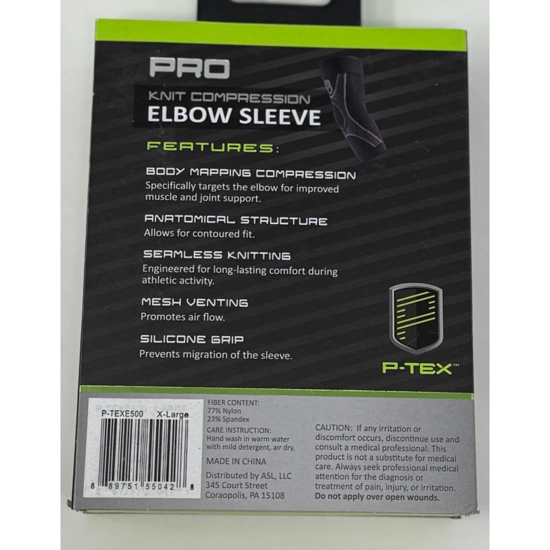 P-TEX ** ELBOW SLEEVE ** X- LARGE " P-TEXE500 "