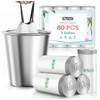 5 Gallon 80 Counts Strong Drawstring Trash Bags Garbage Bags