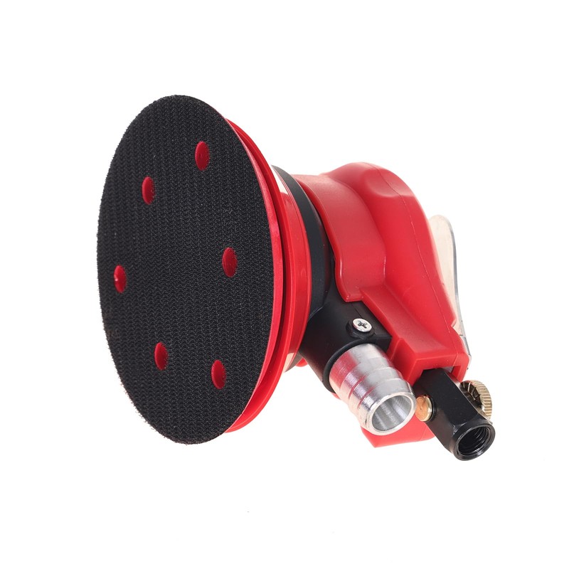 5" Air Random Orbital Sander, Professional Self-Vacuuming Pneumatic Palm Sander