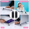 XLIUAX Portable Keyboard Riser for Desk, 2pcs Mini Foldable Laptop