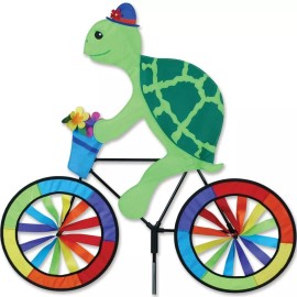 Premier Kites & Designs 30" TURTLE on a Bike Spinner, Whirligig, Garden Stake by Premier Design