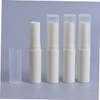 IWOWHERO 15Pcs Refillable Lip Balm Tubes White Plastic DIY Lip