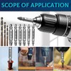 DOAHO 9 PCS Damaged Screw Extractor Set,6 PCS HSS 4341