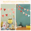 2PCS Pennant Banner Flags, Fabric Bunting Banner Nursery Garland Decor,